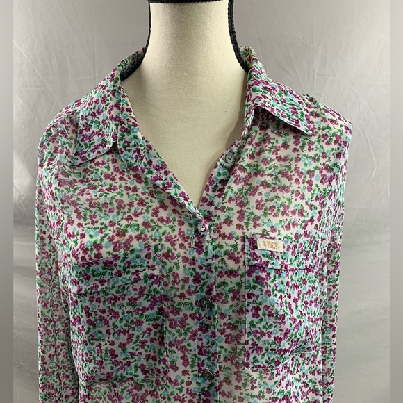 Floral Blouse By Guess - Picture 2 of 5